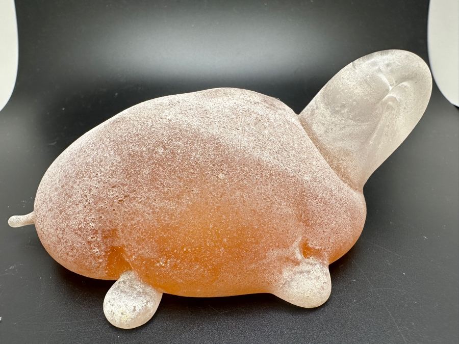 Italian Murano Glass Turtle Figurine With Original Tags Made In Italy [Photo 3]