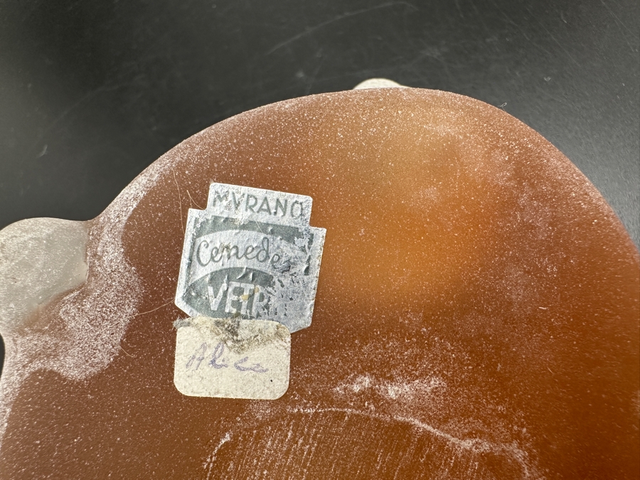 Italian Murano Glass Turtle Figurine With Original Tags Made In Italy [Photo 8]