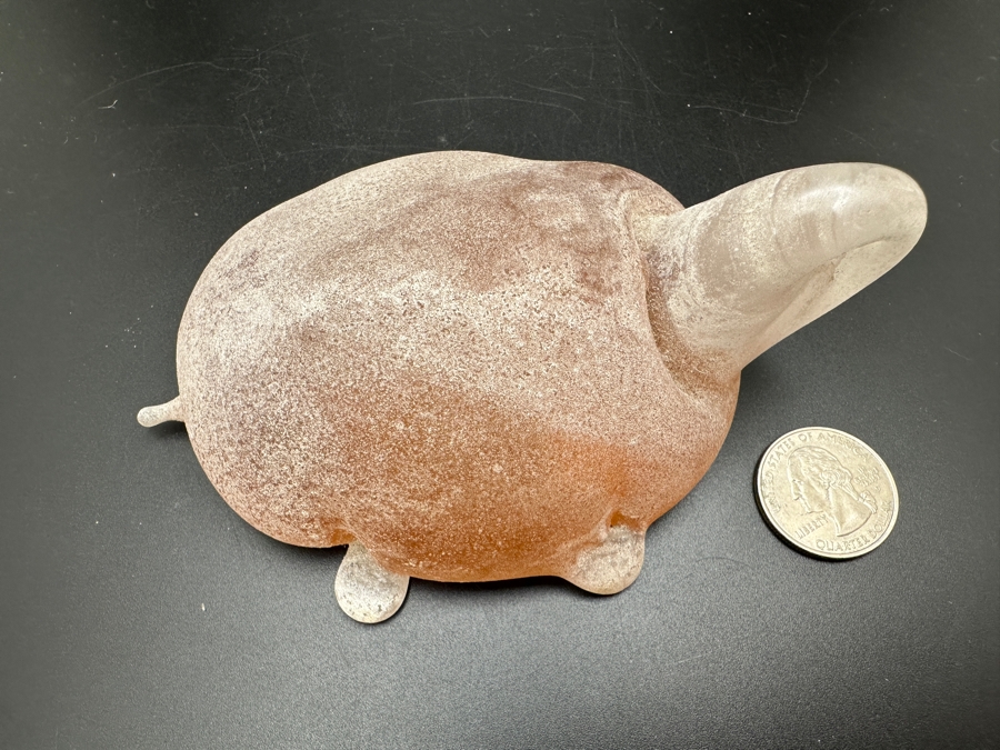 Italian Murano Glass Turtle Figurine With Original Tags Made In Italy [Photo 5]