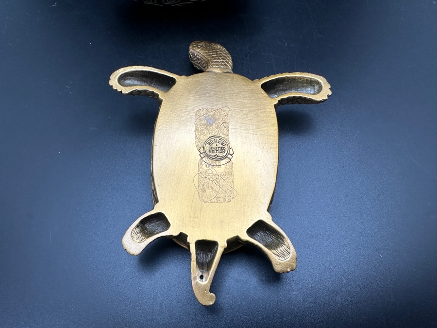 Edgar Berebi Limited Edition Metal Enamel Turtle Box Retails $234 [Photo 10]