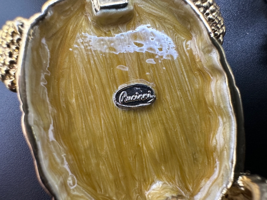 Pair Of Rucinni Crystal Turtle Trinket Boxes [Photo 7]