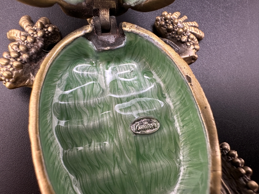 Pair Of Rucinni Crystal Turtle Trinket Boxes [Photo 8]