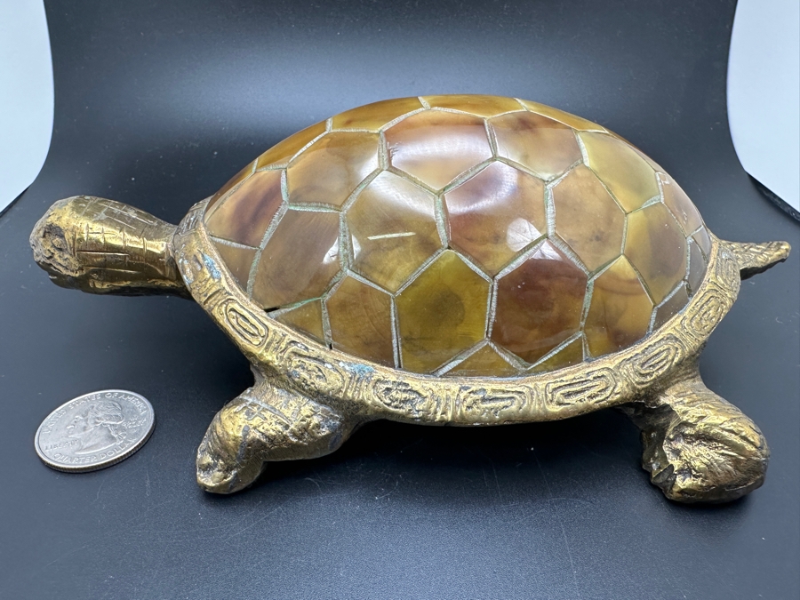 Maitland-Smith Brass Turtle Figurine [Photo 3]