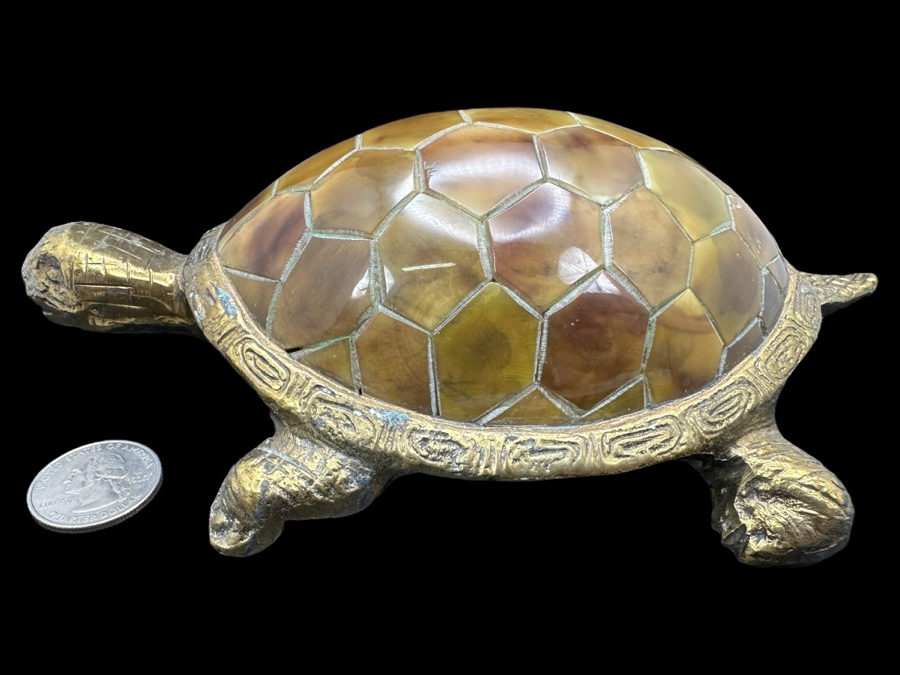 Maitland-Smith Brass Turtle Figurine [Photo 1]