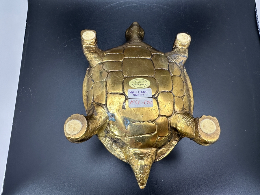 Maitland-Smith Brass Turtle Figurine [Photo 9]