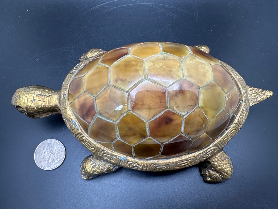 Maitland-Smith Brass Turtle Figurine [Photo 4]