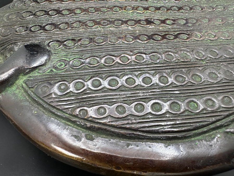 Heavy Solid Brass Turtle Figurine From India [Photo 10]