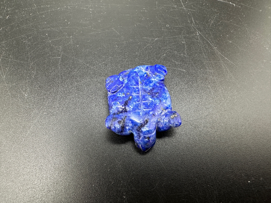 Collection Of Ten Hand Carved Miniature Turtle Figurines Of Various Stones [Photo 26]