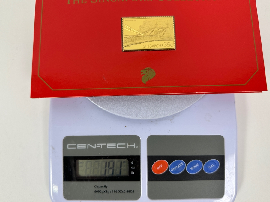 Just Added - (4) Rare 1995 Limited Edition The Singapore Collection 925 Sterling Silver Proof Ingots By The Singapore Mint And Singapore Philatelic Museum Limited To 3,800 Sets 141g [Photo 13]