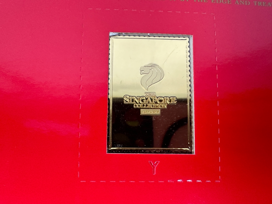 Just Added - (4) Rare 1995 Limited Edition The Singapore Collection 925 Sterling Silver Proof Ingots By The Singapore Mint And Singapore Philatelic Museum Limited To 3,800 Sets 141g [Photo 12]
