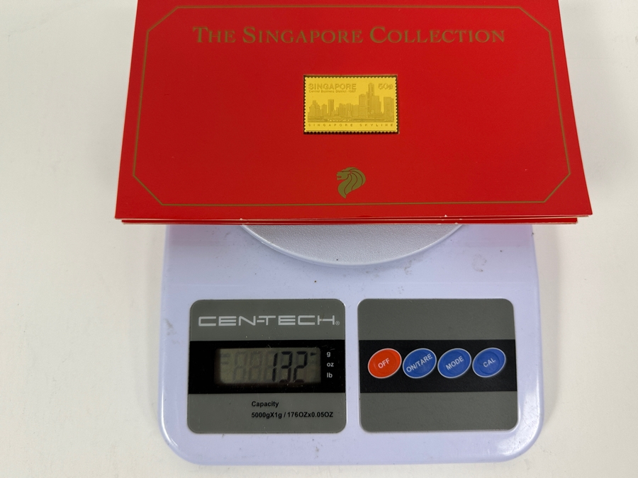 Just Added - (4) Rare 1995 Limited Edition The Singapore Collection 925 Sterling Silver Proof Ingots By The Singapore Mint And Singapore Philatelic Museum Limited To 3,800 Sets 132g [Photo 12]