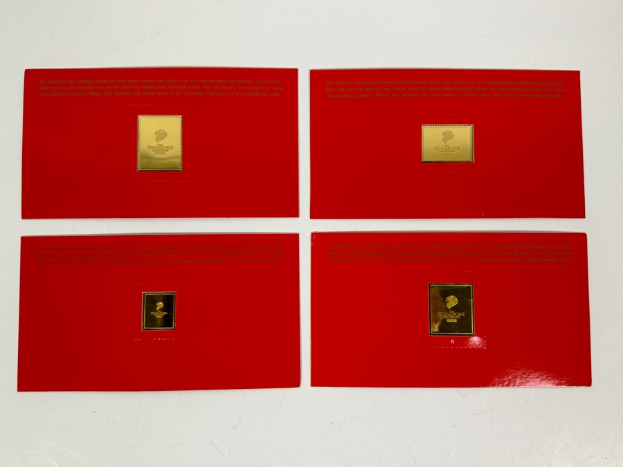 Just Added - (4) Rare 1995 Limited Edition The Singapore Collection 925 Sterling Silver Proof Ingots By The Singapore Mint And Singapore Philatelic Museum Limited To 3,800 Sets 124g [Photo 8]