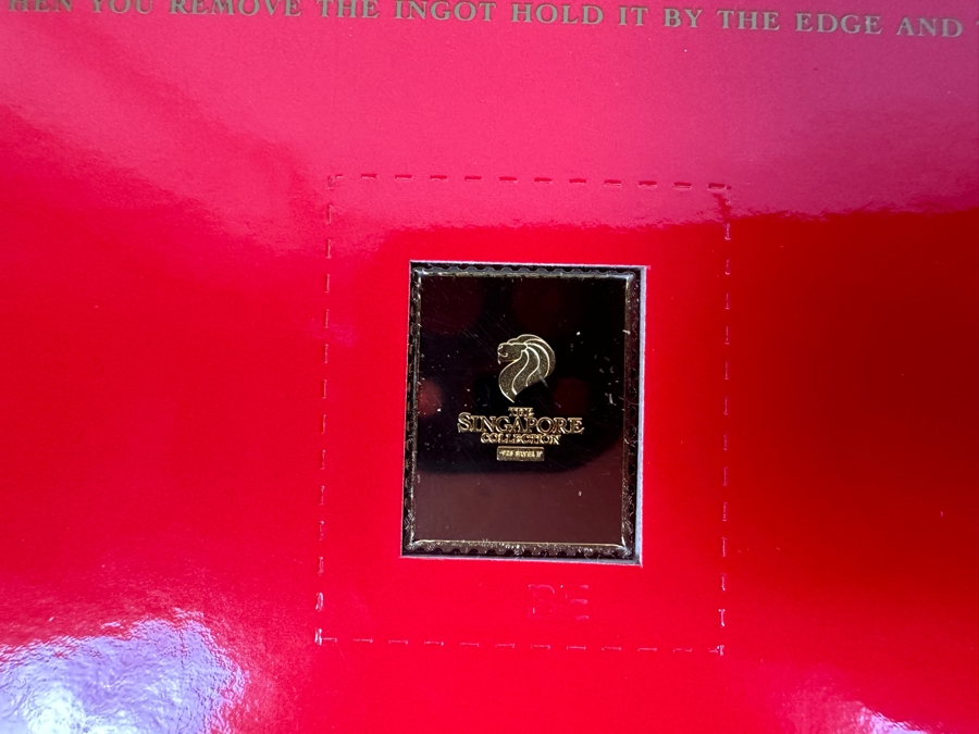 Just Added - (4) Rare 1995 Limited Edition The Singapore Collection 925 Sterling Silver Proof Ingots By The Singapore Mint And Singapore Philatelic Museum Limited To 3,800 Sets 159g [Photo 10]
