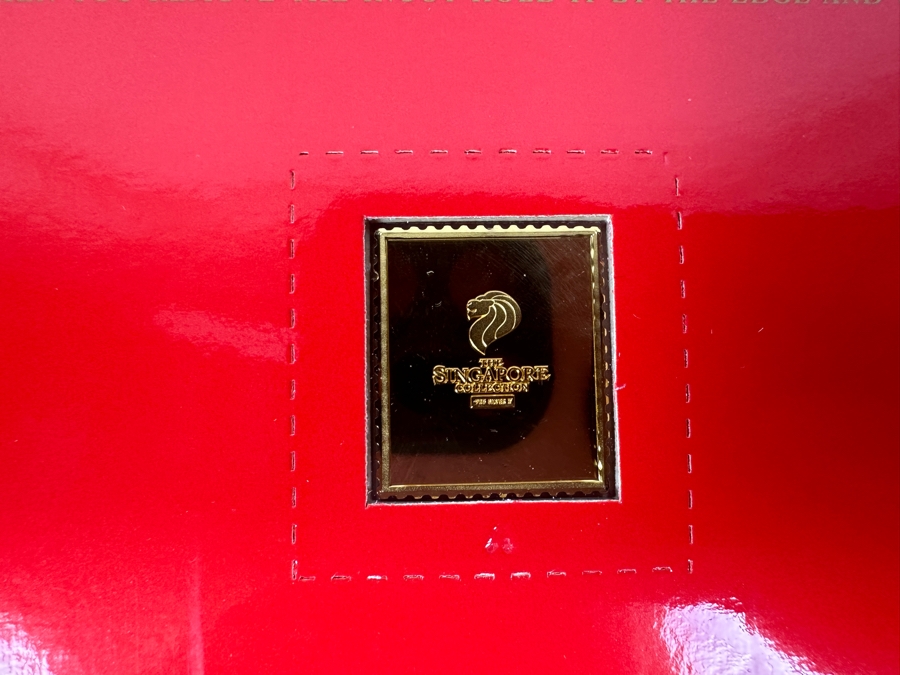Just Added - (4) Rare 1995 Limited Edition The Singapore Collection 925 Sterling Silver Proof Ingots By The Singapore Mint And Singapore Philatelic Museum Limited To 3,800 Sets 159g [Photo 12]