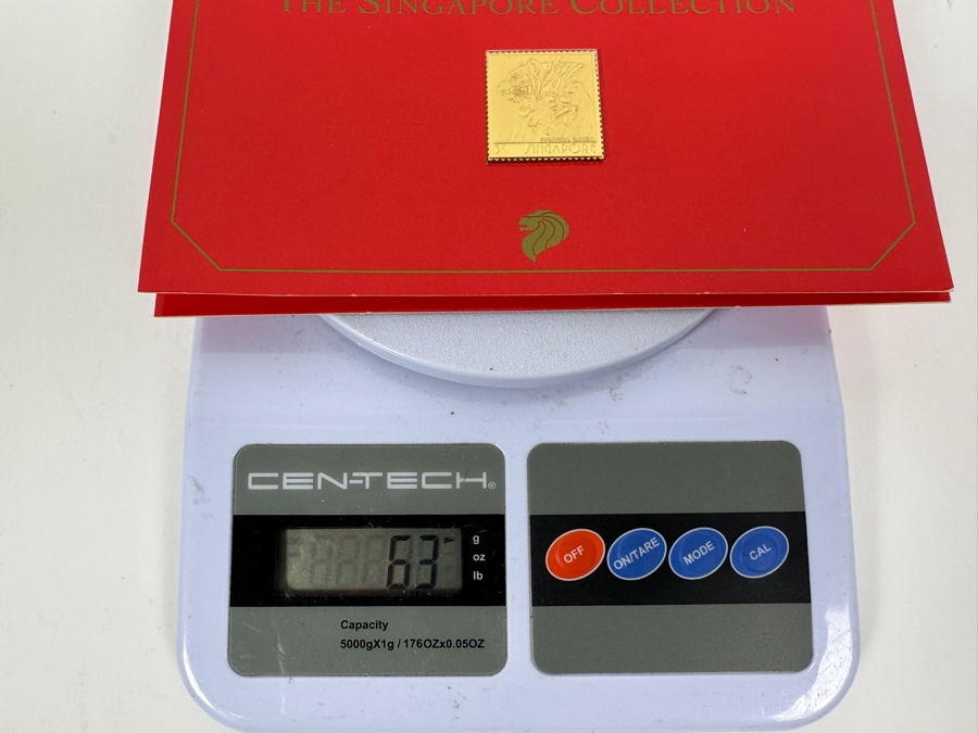 (2) Rare 1995 Limited Edition The Singapore Collection 925 Sterling Silver Proof Ingots By The Singapore Mint And Singapore Philatelic Museum Limited To 3,800 Sets 63g [Photo 8]