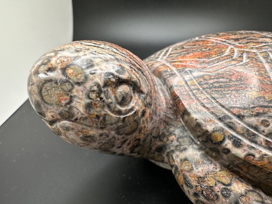 Large Carved Stone Turtle Figurine 1,124g [Photo 5]