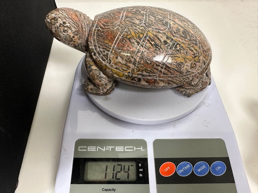 Large Carved Stone Turtle Figurine 1,124g [Photo 11]