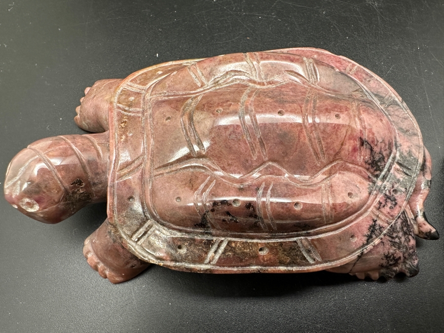 Four Carved Stone Turtle Figurines 402g [Photo 10]