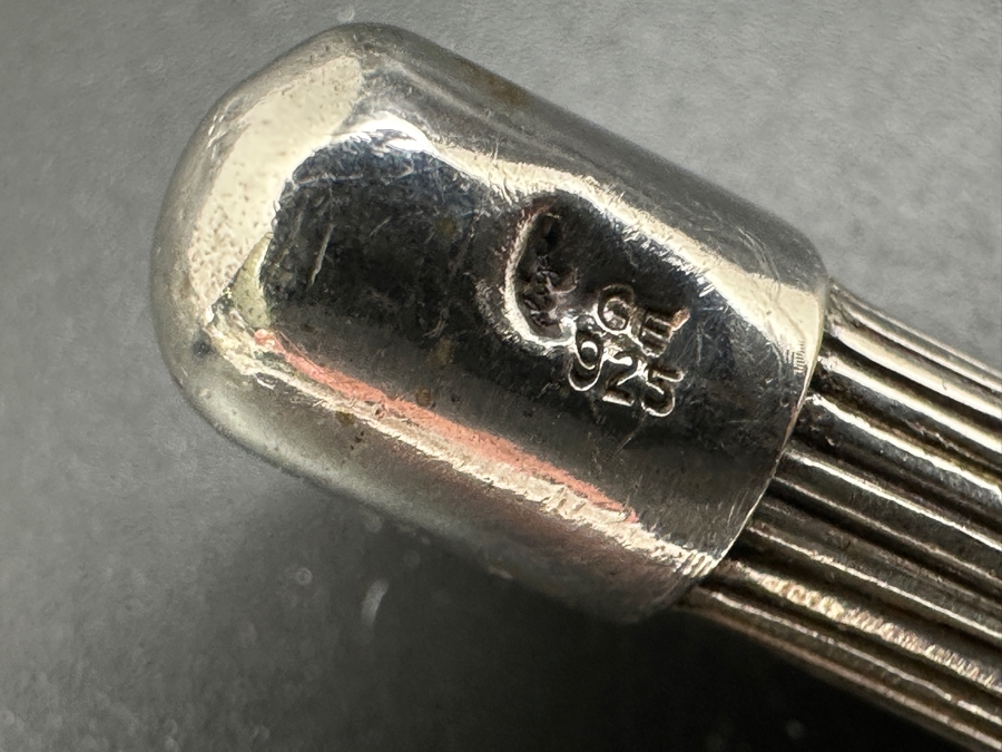 Sterling Silver Multi-Strand Choker Necklace 145g [Photo 4]