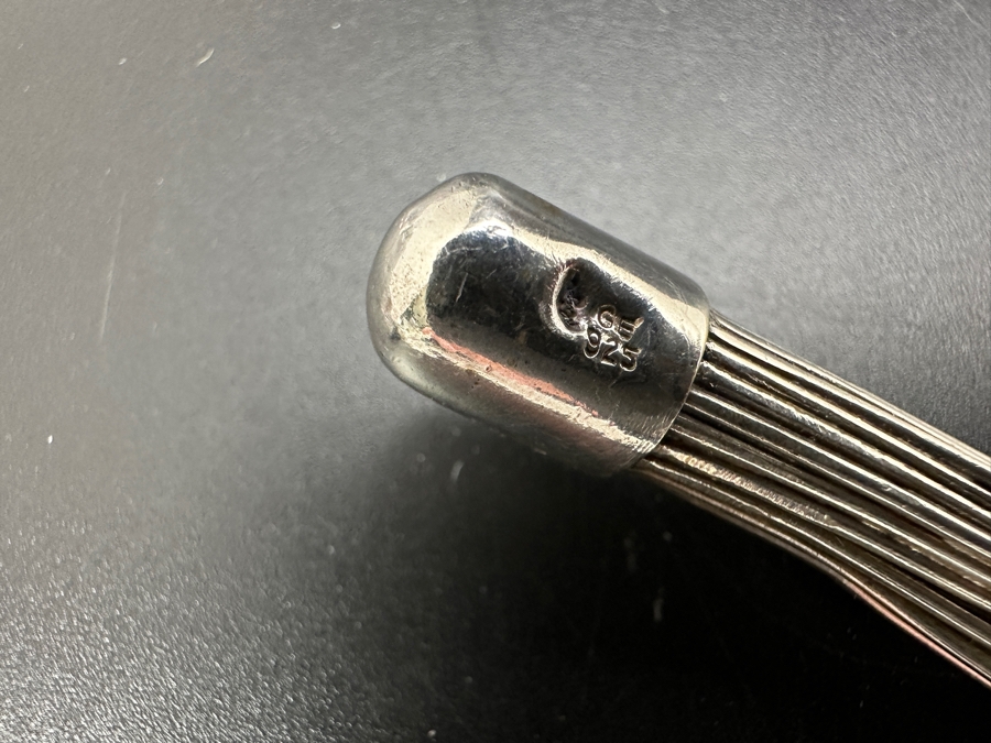 Sterling Silver Multi-Strand Choker Necklace 145g [Photo 3]