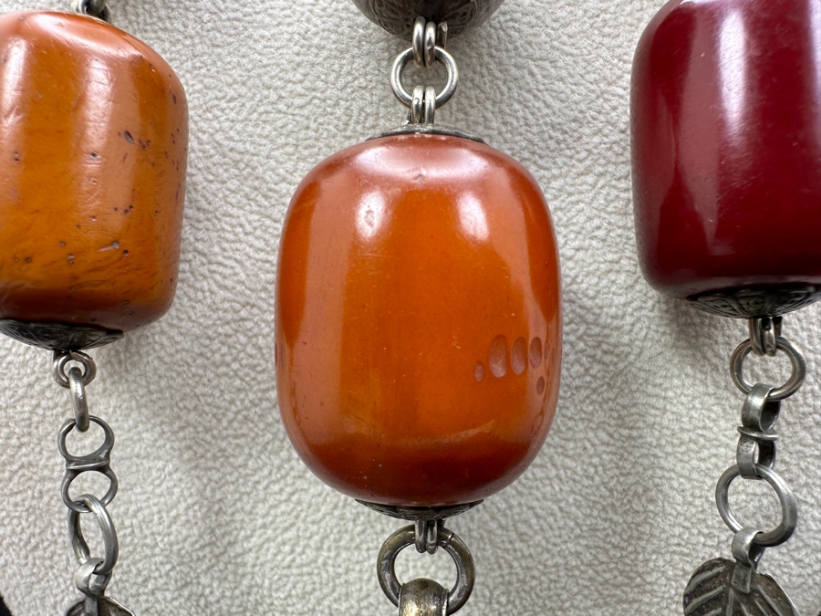 Vintage Tribal Statement 16' Necklace 92g [Photo 4]