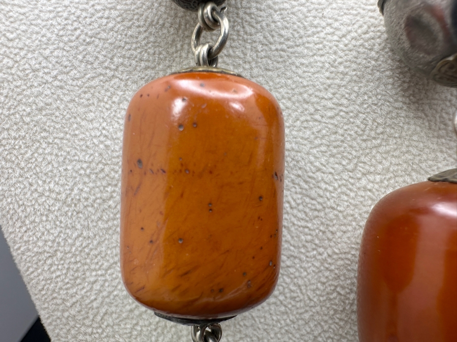 Vintage Tribal Statement 16' Necklace 92g [Photo 6]