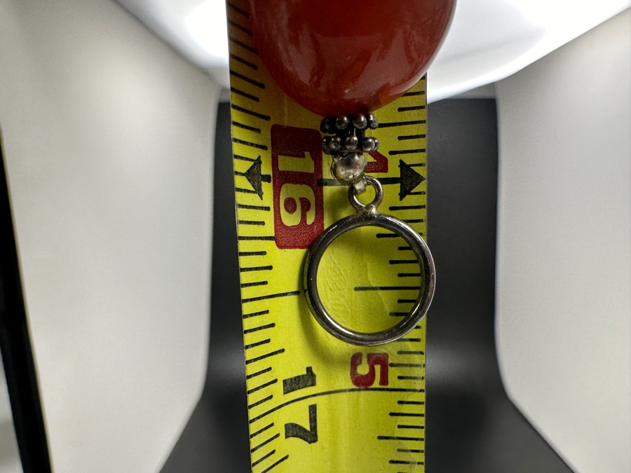 Vintage Carnelian Beaded 16' Necklace [Photo 8]