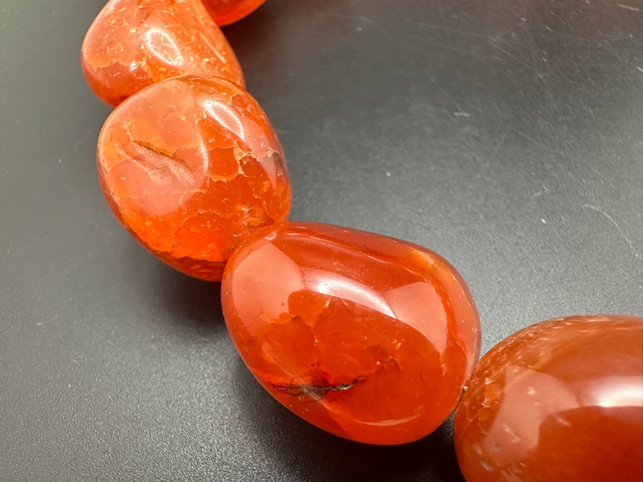 Vintage Carnelian Beaded 16' Necklace [Photo 7]