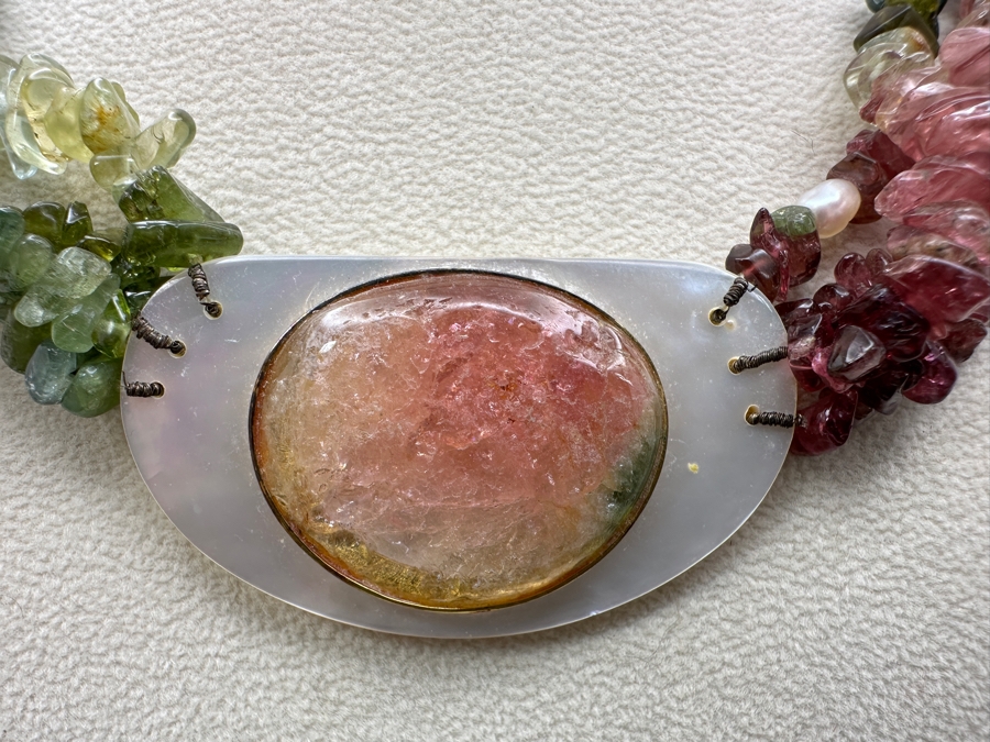 18' Multi-Stone Pendant Necklace [Photo 3]