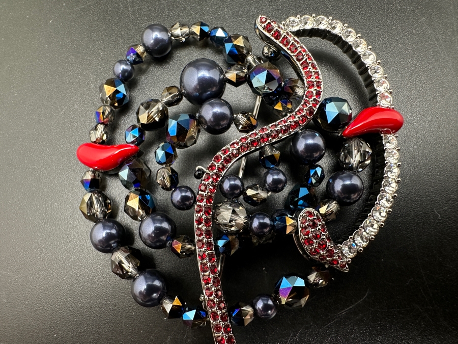 Rare Swarovski Crystal Brooch Pin [Photo 5]