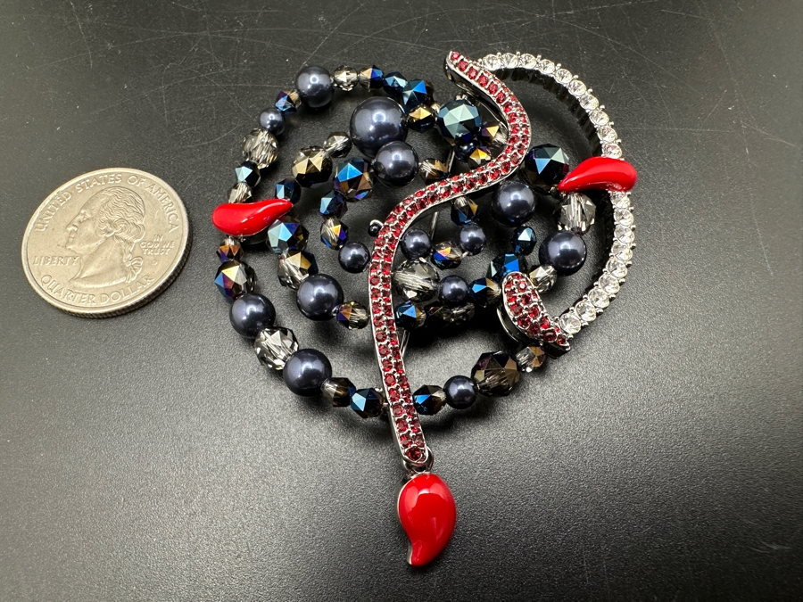 Rare Swarovski Crystal Brooch Pin [Photo 8]