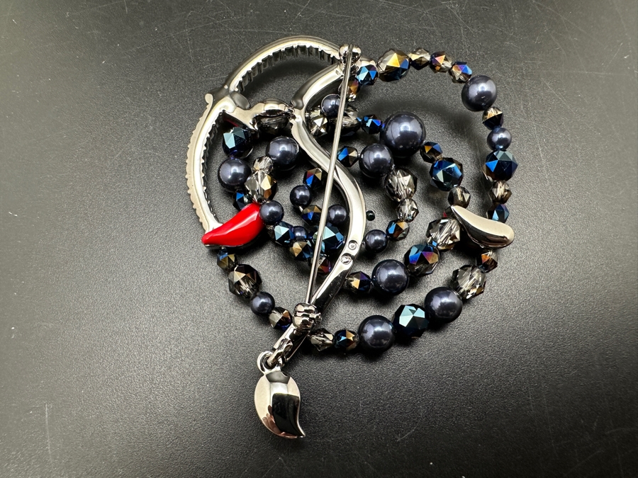 Rare Swarovski Crystal Brooch Pin [Photo 6]