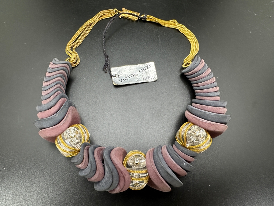 Victor Finzi Paris Designer 14' Necklace New With Tags Retails $105 [Photo 4]