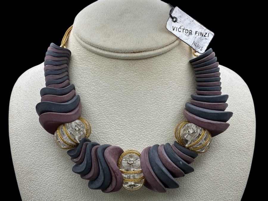 Victor Finzi Paris Designer 14' Necklace New With Tags Retails $105 [Photo 1]