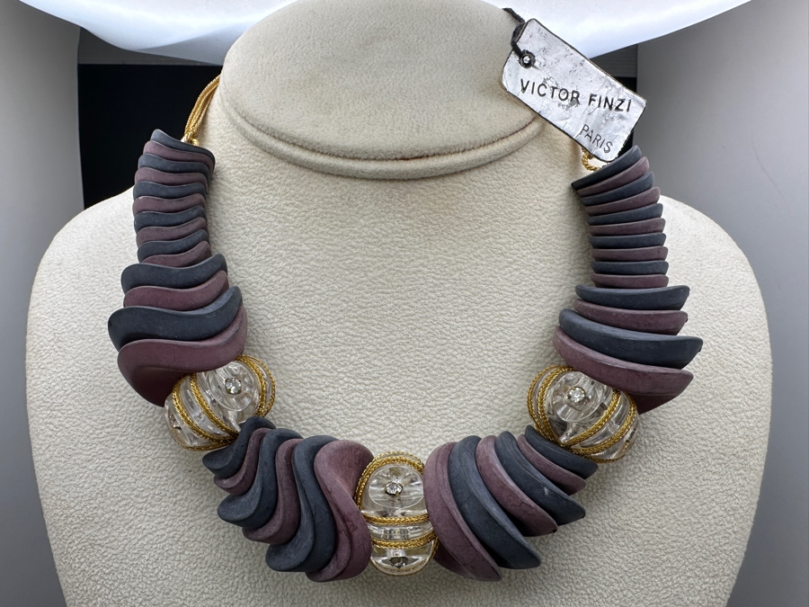 Victor Finzi Paris Designer 14' Necklace New With Tags Retails $105 [Photo 2]