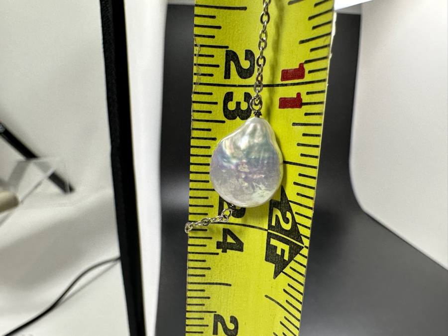 48' Sterling Silver Pearl Necklace 42g [Photo 7]