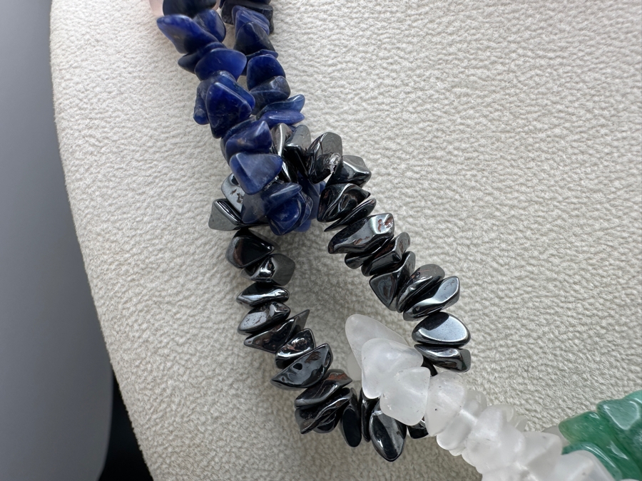 18' Multi-Stone Woven Chain Necklace [Photo 4]