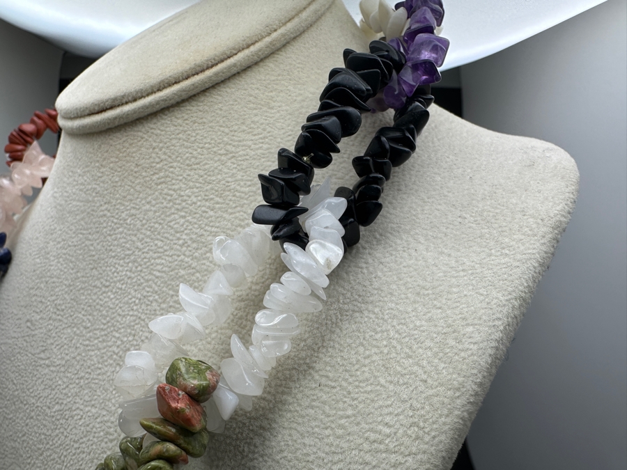 18' Multi-Stone Woven Chain Necklace [Photo 7]