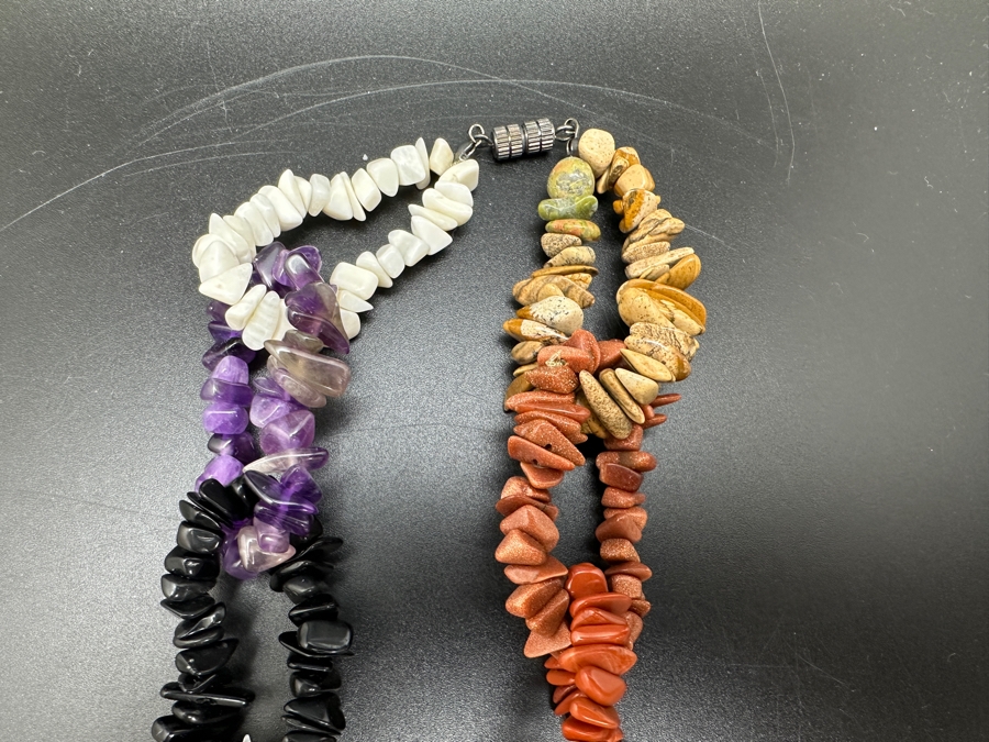 18' Multi-Stone Woven Chain Necklace [Photo 8]