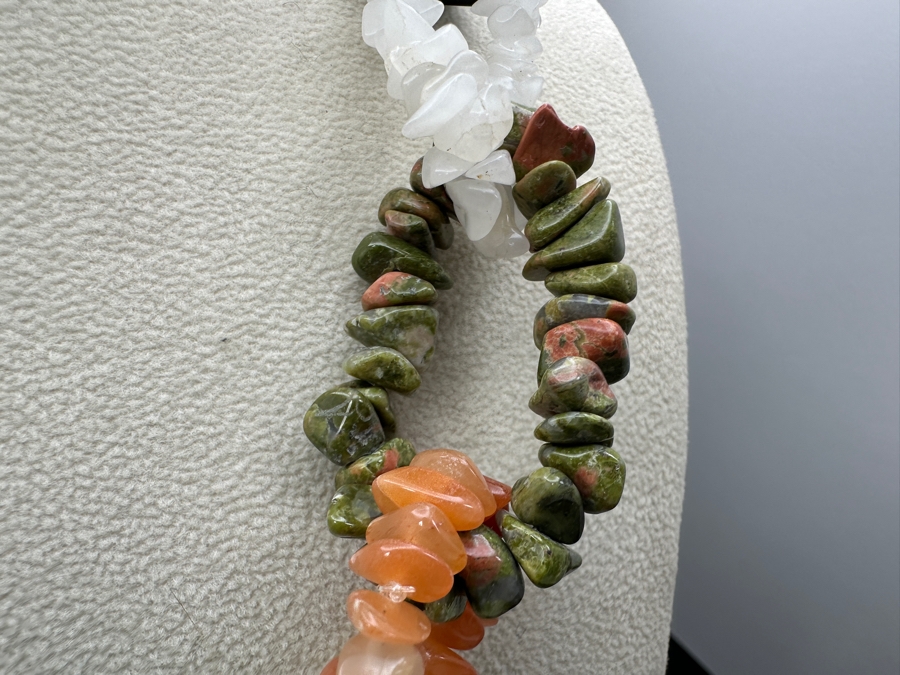 18' Multi-Stone Woven Chain Necklace [Photo 6]