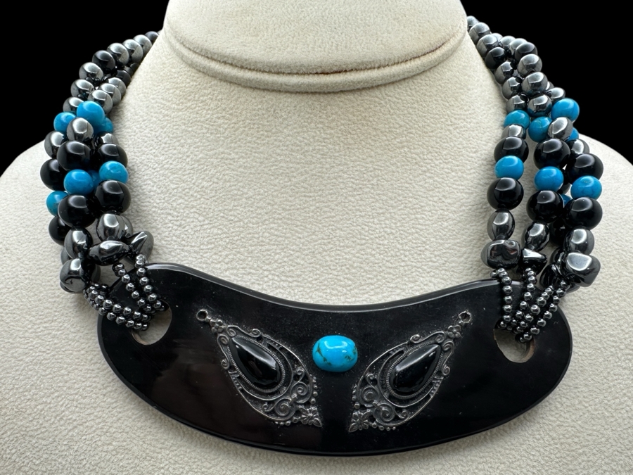 12' Multi-Stone Necklace With Turquoise [Photo 1]