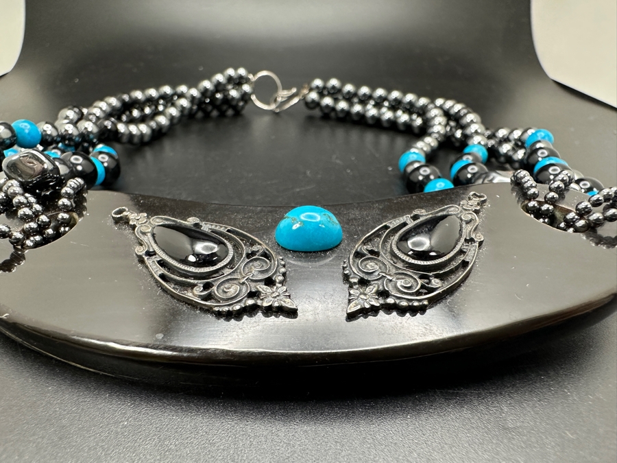 12' Multi-Stone Necklace With Turquoise [Photo 5]