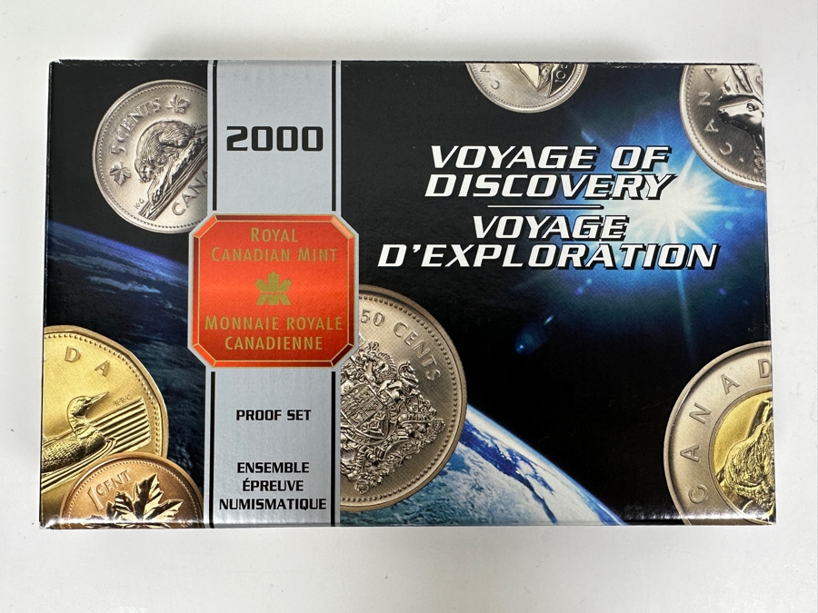 Royal Canadian Mint Voyage Of Discovery Proof Set Of Coins With Six Sterling Silver Coins [Photo 7]