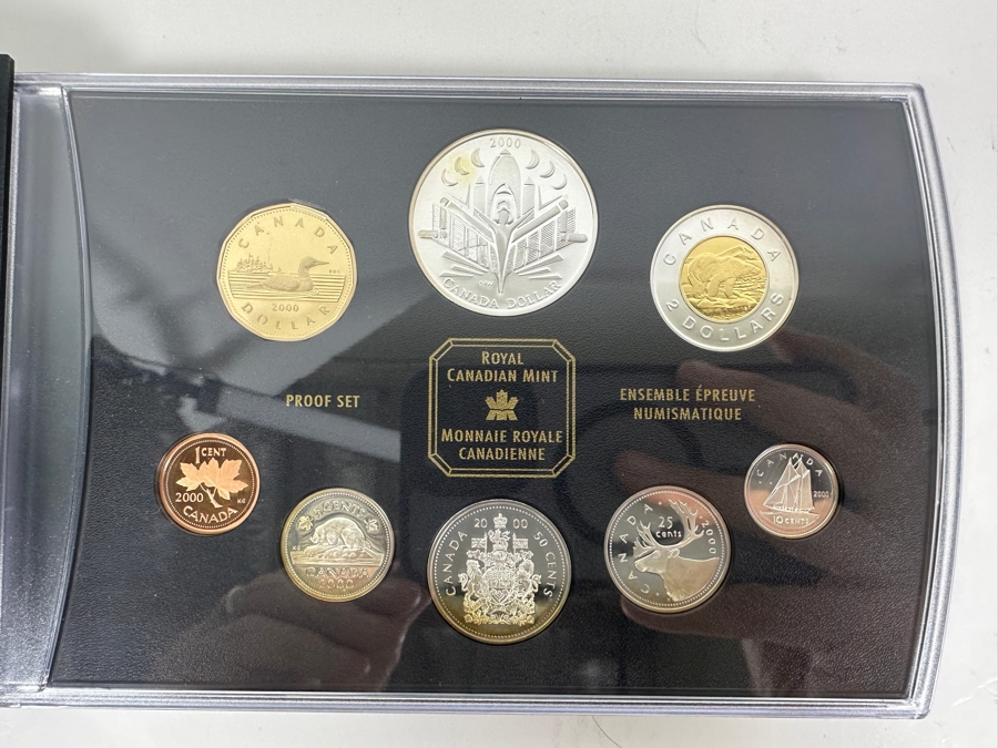 Royal Canadian Mint Voyage Of Discovery Proof Set Of Coins With Six Sterling Silver Coins [Photo 2]