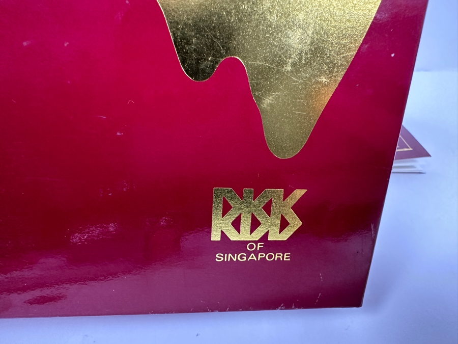 24k Gold Plated Dragon Figurine By Risis Of Singapore With Original Box [Photo 5]