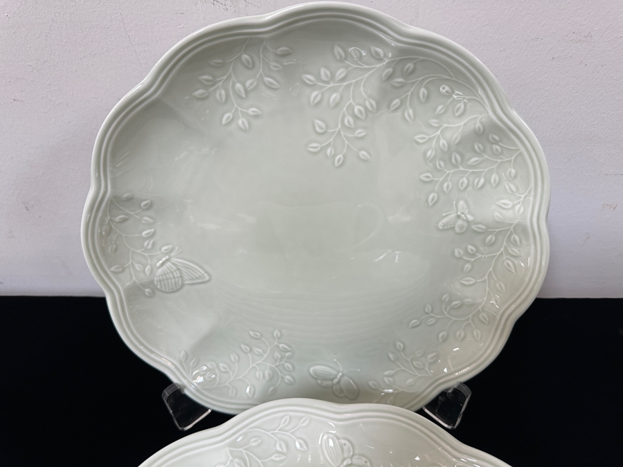Lenox Butterfly Meadow Leaf Dishes, Bowls & Gravy Boat [Photo 3]