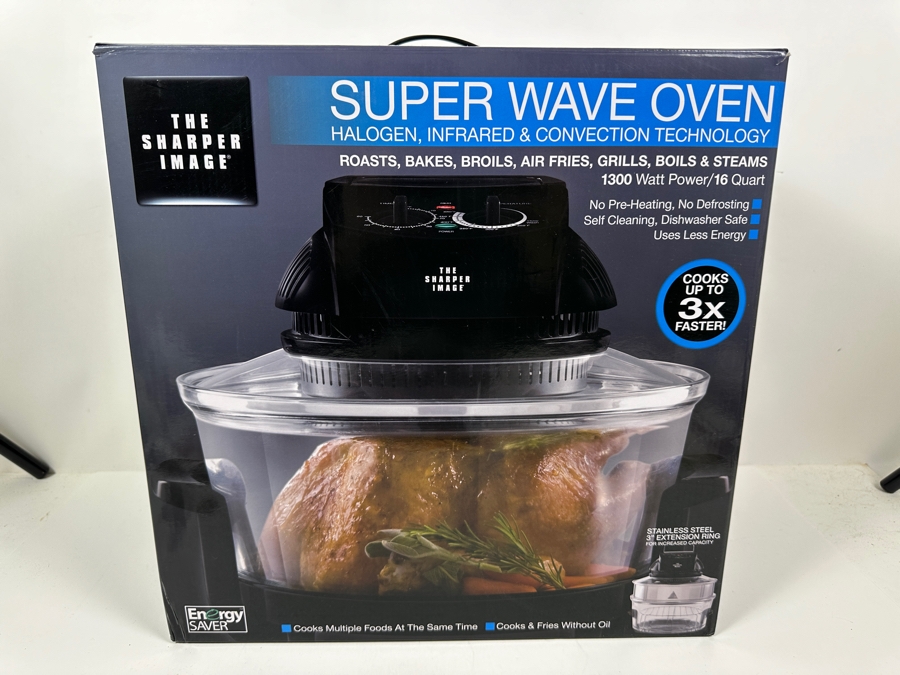 New The Sharper Image Super Wave Oven Halogen, Infrared & Convection Technology [Photo 3]