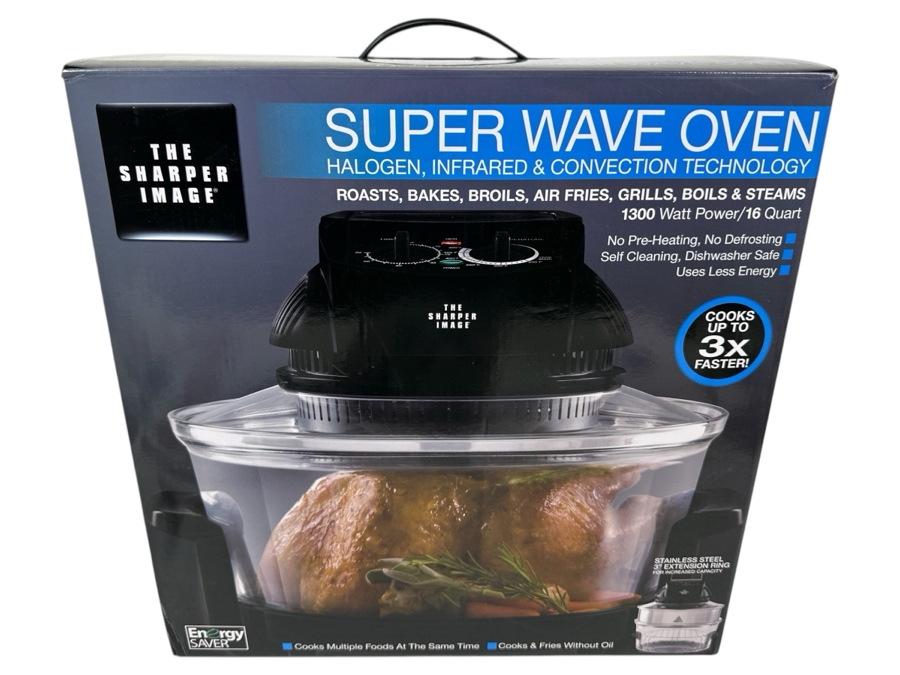 New The Sharper Image Super Wave Oven Halogen, Infrared & Convection Technology [Photo 1]