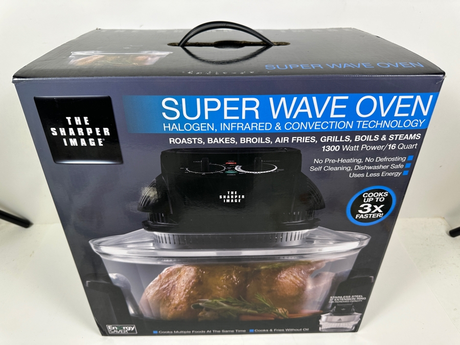 New The Sharper Image Super Wave Oven Halogen, Infrared & Convection Technology [Photo 2]