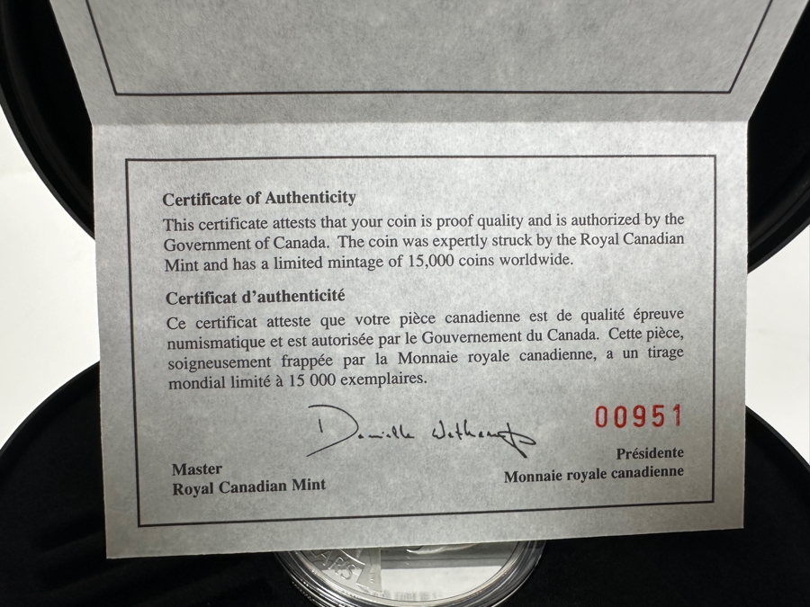 Proof Sterling Silver $20 Canadian Dollar Coin 31.103g Transportation Series Ship The Bluenose 2000 Royal Canadian Mint [Photo 8]